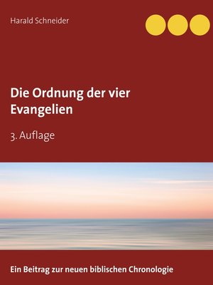 cover image of Die Ordnung der vier Evangelien